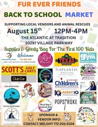 Fur Ever Friends Market - Back To School Bash