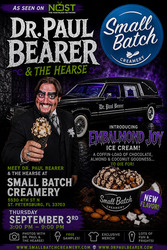 Dr. Paul Bearer Unveils Embalmond Joy Ice-cream