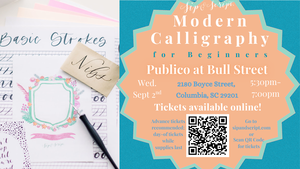 Modern Calligraphy for Beginners at Publico-Bull Street