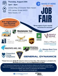Job Fair at United Way of Greater New Haven
