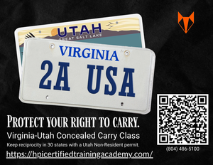 Virginia/Utah Non-Resident Concealed Carry Class