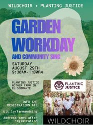 Wildchoir Farm Workday & Community Sing