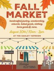 Fall Market - Local makers, handcrafted goods, and more!