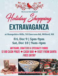 Great New England HOLIDAY SHOPPING EXTRAVAGANZA