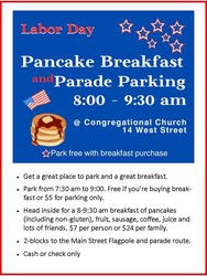 Labor Day Breakfast and Parking