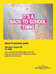 Twin Cities Premium Outlets Back-to-School Bash