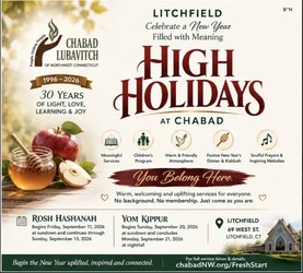 High Holidays in Litchfield: No Membership Required, Everyone Welcome