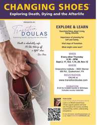 Changing Shoes TM-“Death is absolutely safe, it’s like taking off a pair of shoes”-Ram Dass