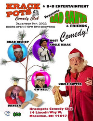 Bad Santa and Friends Comedy Show at Krackpots Comedy Club, Massillon