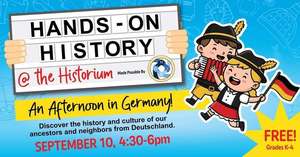 Hands-On History: An Afternoon in Germany!
