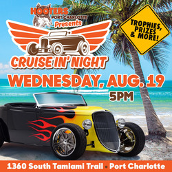 Classic Car Show Returns to Hooters in Port Charlotte on August 19