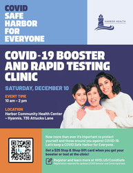 COVID-19 Booster and Rapid Testing Clinic