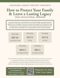 How To Protect Your Family & Leave A Lasting Legacy