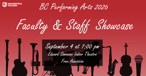 BC Performing Arts Faculty Showcase