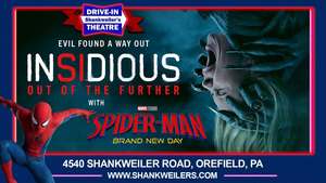 Drive-In Double Feature: INSIDIOUS: OUT OF THE FURTHER with SPIDER-MAN