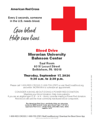 Moravian University Community Bahnson Center Blood Drive