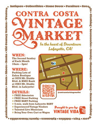 Contra Costa Vintage Market Lafayette CA September 2026
