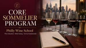 Core Sommelier Course (Fall Semester)  at the Philly Wine School