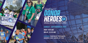 LiveOnNY Donor Heroes 5K Run/Walk