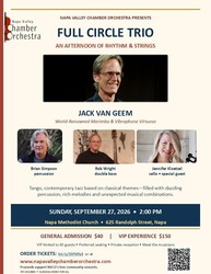Full Circle Trio fundraiser for Chamber Orchestra