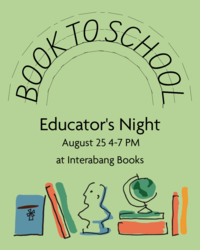 "Book" to School - Educator Night