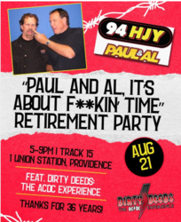 Track 15 to Host “Paul & Al, It’s About F**king Time” Retirement Party on August 21st