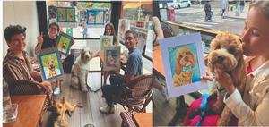 Sip and Paint a Pet Portrait Fun - Barking Dog New York