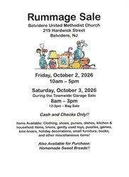 Fall Rummage Sale