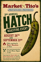 Hatch Chile Roasting at Market Tito’s Prep Kitchen and Provisions