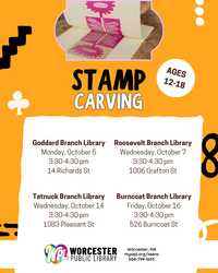 Spooky Stamp Carving