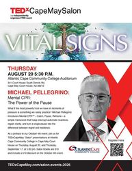 TEDx Cape May Salon presents Mental CPR: The Power of the Pause with Michael Pellegrino