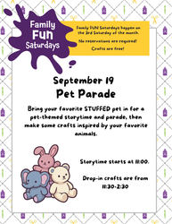 Family Fun Saturday – Pet Parade