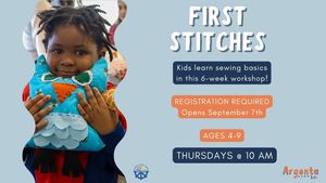 First Stitches: Sew A Monster (Registration Required - Opens September 7th)