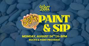Urban South Brewery hosts Paint & Sip with 504 Rocks on Monday, August 24