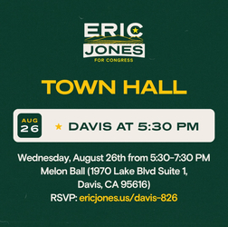 Eric Jones for Congress - Davis Town Hall
