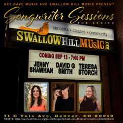 Songwriter Sessions: Featuring Jenny Shawhan, Teresa Storch & David G Smith