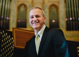 Organist Alan Morrison at Spivey Hall