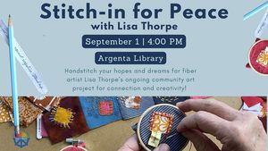 Stitch-In For Peace With Lisa Thorpe (Tweens & Up)