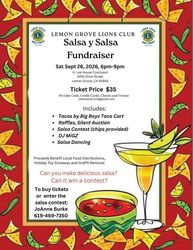 Salsa y Salsa Fiesta Fundraiser