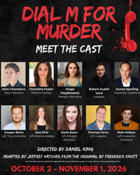 Oil Lamp Theater Presents “Dial M for Murder,” October 2 - November 1