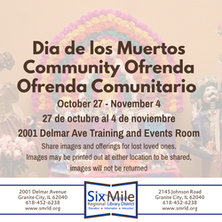 Dia de los Muertos Community Ofrenda | Ofrenda Comunitario