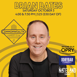 BRIAN BATES presented by Commonwealth Comedy Club