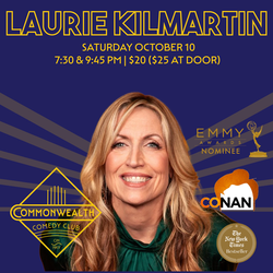 LAURIE KILMARTIN presented by Commonwealth Comedy Club