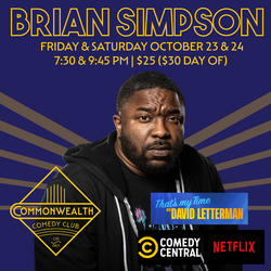 BRIAN SIMPSON presented by Commonwealth Comedy Club