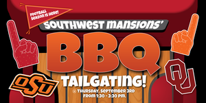 You're Invited To Southwest Mansions BBQ Tailgate Bash!