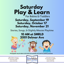 Saturday Play & Learn For Babies & Toddlers