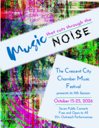 Crescent City Chamber Music Festival Free Public Concert No. 4