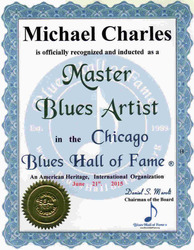 Chicago Blues Hall of Famer Michael Charles and His Band in Concert