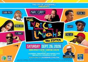 LAUDERHILL LIVE - Lyrics & Laughs 90s Edition w/ Marc Curry, Kwame, & More