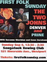 First Folk Sunday with The Two Johns - Denver and Prine